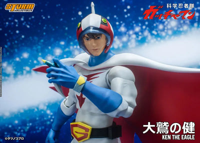 Gatchaman Action Figure G-1 Ken the Eagleㅤ – Storm Collectibles – ActionFigureBrasil — close