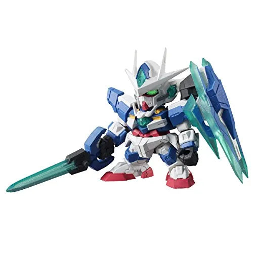 Gekijouban Kidou Senshi Gundam 00: A Wakening of the Trailblazer - GNT-0000 00 Qan[T] - Mobile Suit Gundam Gashapon Senshi Forte 02 - F007 (Bandai)ㅤ – Bandai – ActionFigureBrasil