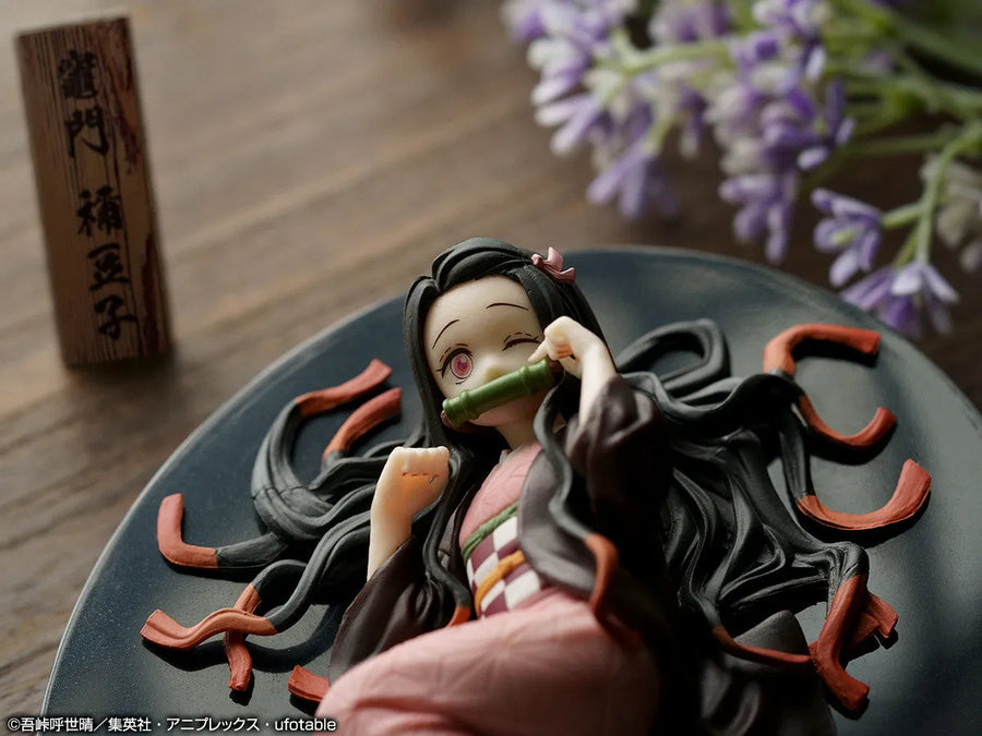 Gekijouban Kimetsu no Yaiba: Mugen Ressha-hen - Kamado Nezuko - Ichiban Kuji Kimetsu no Yaiba ~Reimeini Yaiba wo Mote~ D Prize (Bandai Spirits)ㅤ – Bandai Spirits – ActionFigureBrasil