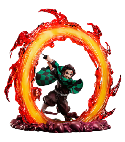 Gekijouban Kimetsu no Yaiba: Mugen Ressha-hen - Kamado Tanjirou - 1/8 - Hinokami Kagura Hekiranoten ver. (Aniplex) [Shop Exclusive]ㅤ – Aniplex – ActionFigureBrasil