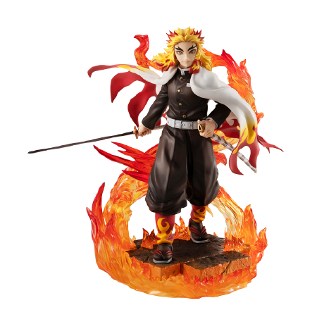 Gekijouban Kimetsu no Yaiba: Mugen Ressha-hen - Rengoku Kyoujurou - G.E.M. (MegaHouse) [Shop Exclusive]ㅤ – MegaHouse – ActionFigureBrasil
