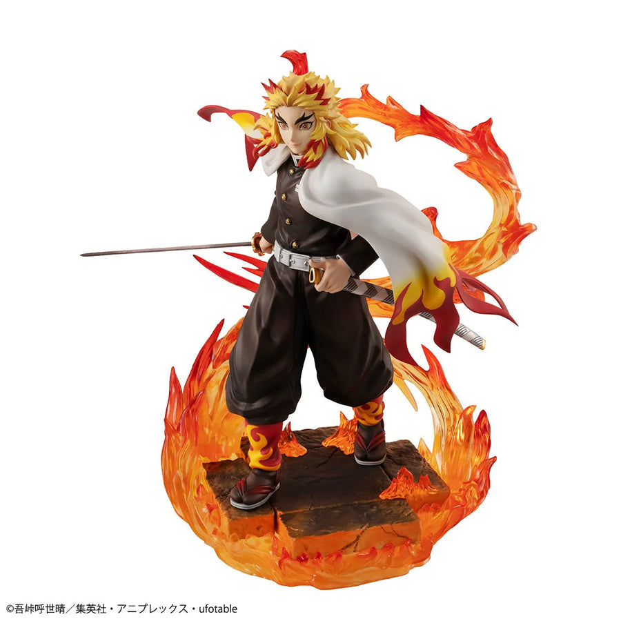 Gekijouban Kimetsu no Yaiba: Mugen Ressha-hen - Rengoku Kyoujurou - G.E.M. (MegaHouse) [Shop Exclusive]ㅤ – MegaHouse – ActionFigureBrasil