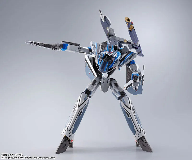 Gekijouban Macross Delta Zettai LIVE!!!!!! - VF-31AX Kairos Plus - DX Chogokin - Hayate Immelmann Use (Bandai Spirits)ㅤ – Bandai Spirits – ActionFigureBrasil