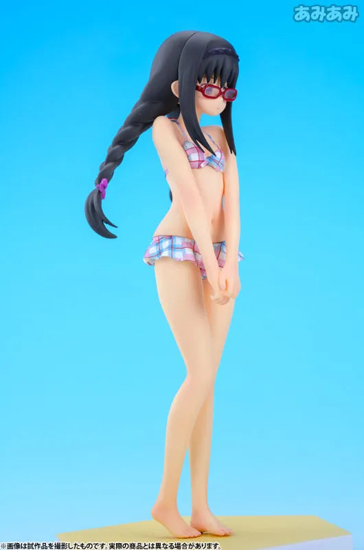 Gekijouban Mahou Shoujo Madoka★Magica - Akemi Homura - Beach Queens - 1/10 - Swimsuit ver., Ver.2 (Wave)ㅤ – Wave – ActionFigureBrasil
