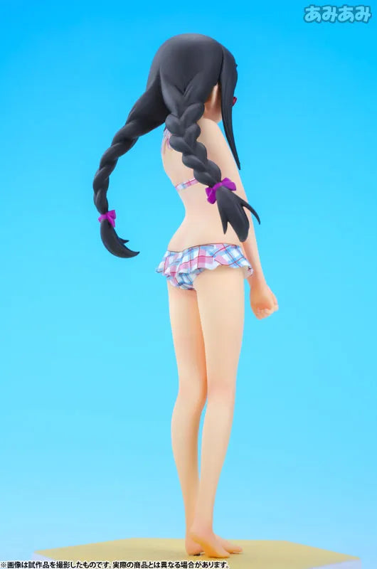 Gekijouban Mahou Shoujo Madoka★Magica - Akemi Homura - Beach Queens - 1/10 - Swimsuit ver., Ver.2 (Wave)ㅤ – Wave – ActionFigureBrasil