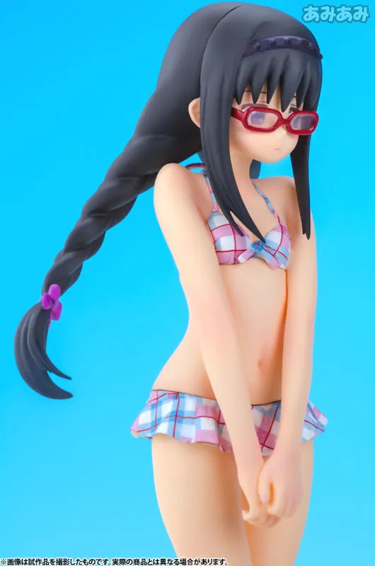 Gekijouban Mahou Shoujo Madoka★Magica - Akemi Homura - Beach Queens - 1/10 - Swimsuit ver., Ver.2 (Wave)ㅤ – Wave – ActionFigureBrasil