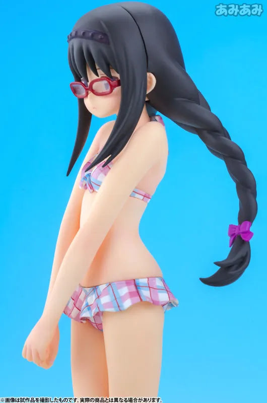 Gekijouban Mahou Shoujo Madoka★Magica - Akemi Homura - Beach Queens - 1/10 - Swimsuit ver., Ver.2 (Wave)ㅤ – Wave – ActionFigureBrasil