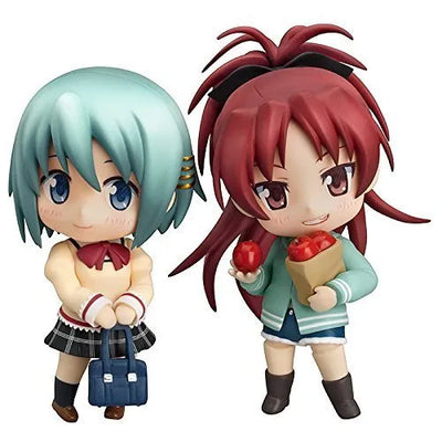 Gekijouban Mahou Shoujo Madoka★Magica: Hangyaku no Monogatari - Miki Sayaka -Sakura Kyouko - Nendoroid #422 - Uniform ver.ㅤ – Good Smile Company – ActionFigureBrasil