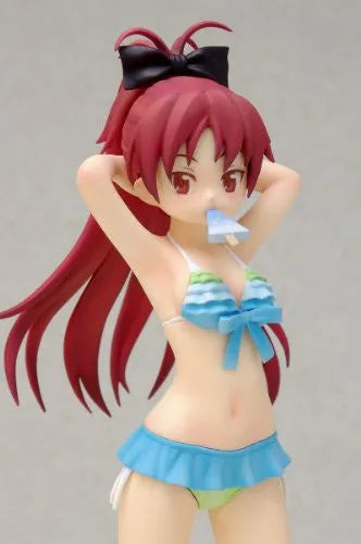 Gekijouban Mahou Shoujo Madoka★Magica - Sakura Kyouko - Beach Queens - 1/10 - Swimsuit ver., Ver.2 (Wave)ㅤ – Wave – ActionFigureBrasil