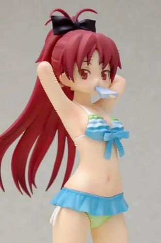 Gekijouban Mahou Shoujo Madoka★Magica - Sakura Kyouko - Beach Queens - 1/10 - Swimsuit ver., Ver.2 (Wave)ㅤ – Wave – ActionFigureBrasil