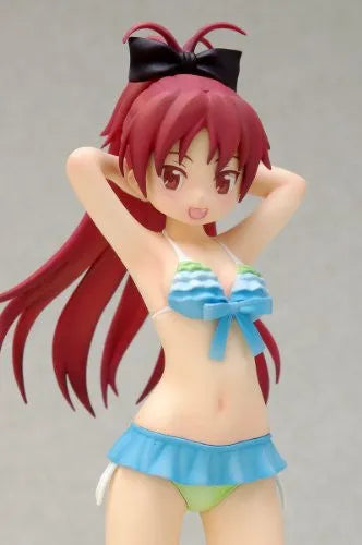 Gekijouban Mahou Shoujo Madoka★Magica - Sakura Kyouko - Beach Queens - 1/10 - Swimsuit ver., Ver.2 (Wave)ㅤ – Wave – ActionFigureBrasil — com base expositora