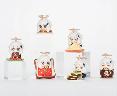 GENSHIN IMPACT: I'M NOT EMERGENCY FOOD! - PAIMON - SET OF 6 MASCOT FIGURES - 2023 Re-release (MiHoYo)ㅤ – miHoYo – ActionFigureBrasil