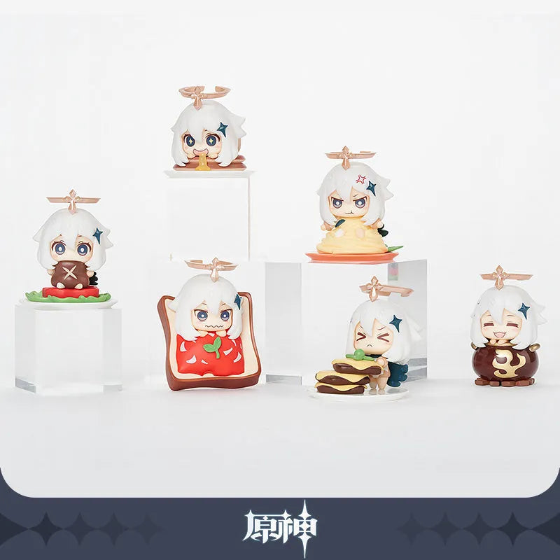 GENSHIN IMPACT: I'M NOT EMERGENCY FOOD! - PAIMON - SET OF 6 MASCOT FIGURES - 2023 Re-release (MiHoYo)ㅤ – miHoYo – ActionFigureBrasil