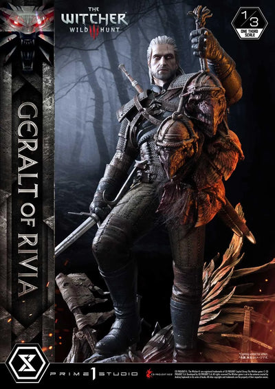 Geralt of Rivia (Deluxe Version) The Witcher 3: Wild Hunt – Prime1Studio – ActionFigure Brasil