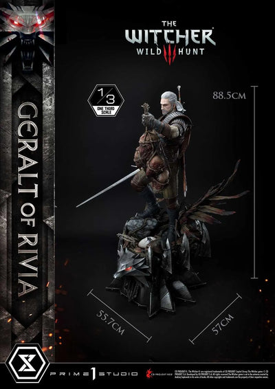 Geralt of Rivia (Deluxe Version) The Witcher 3: Wild Hunt – Prime1Studio – ActionFigure Brasil