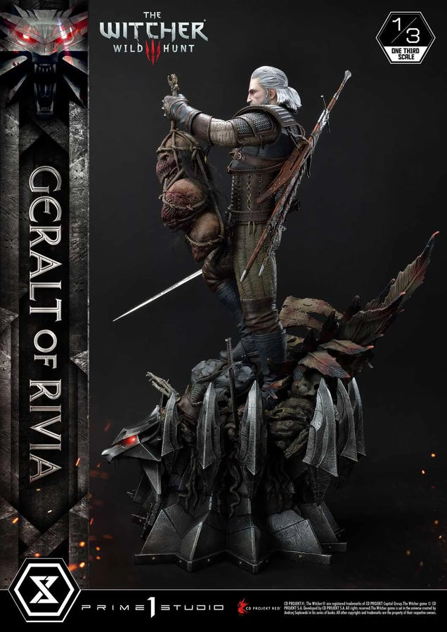 Geralt of Rivia (Deluxe Version) The Witcher 3: Wild Hunt – Prime1Studio – ActionFigure Brasil