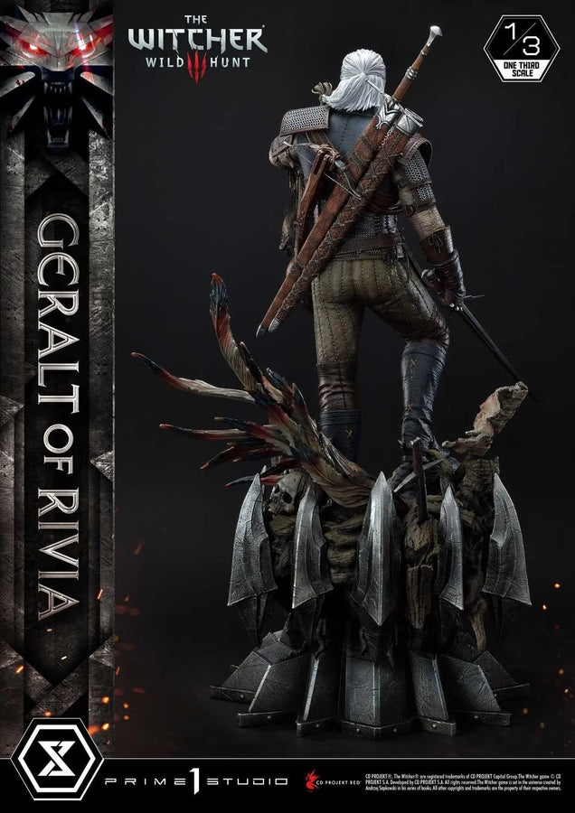 Geralt of Rivia (Regular Version) The Witcher 3: Wild Hunt – Prime1Studio – ActionFigure Brasil
