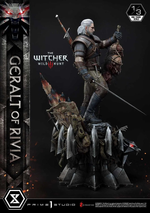 Geralt of Rivia (Regular Version) The Witcher 3: Wild Hunt – Prime1Studio – ActionFigure Brasil