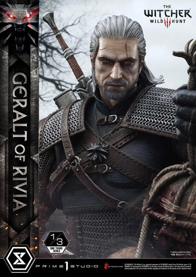 Geralt of Rivia (Regular Version) The Witcher 3: Wild Hunt – Prime1Studio – ActionFigure Brasil