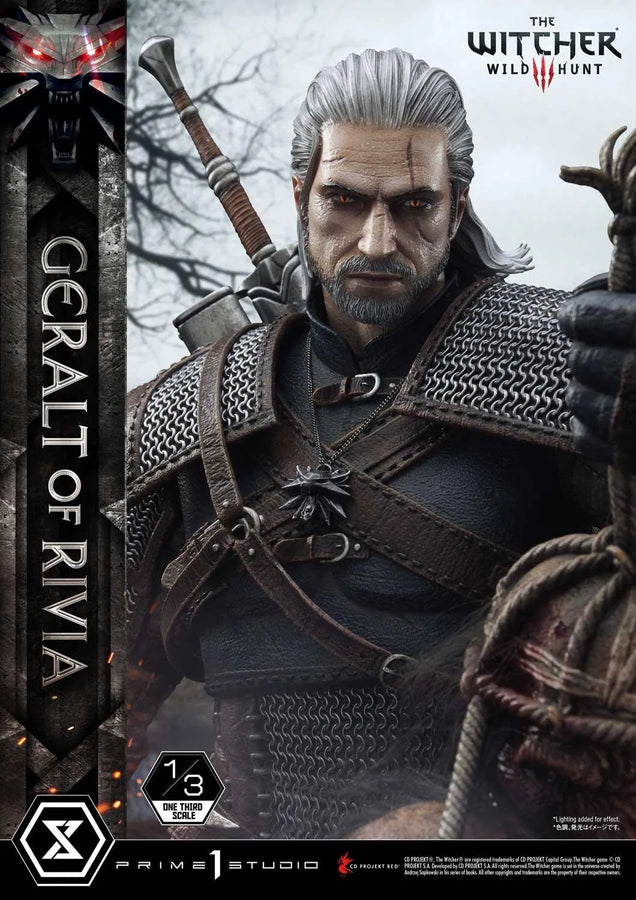 Geralt of Rivia (Regular Version) The Witcher 3: Wild Hunt – Prime1Studio – ActionFigure Brasil