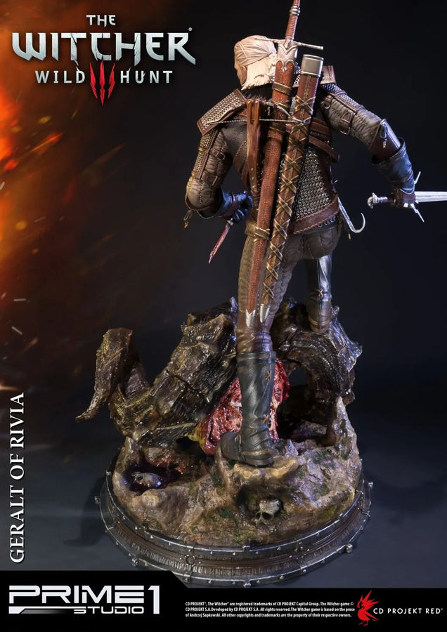 Geralt of Rivia (Regular Version) The Witcher 3: Wild Hunt – Prime1Studio – ActionFigure Brasil