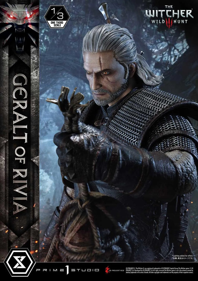 Geralt of Rivia (Regular Version) The Witcher 3: Wild Hunt – Prime1Studio – ActionFigure Brasil