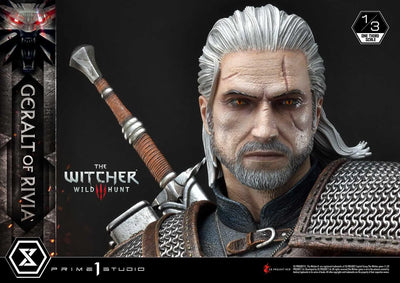 Geralt of Rivia (Regular Version) The Witcher 3: Wild Hunt – Prime1Studio – ActionFigure Brasil