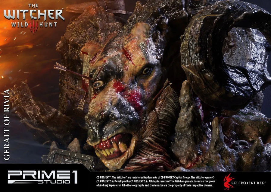 Geralt of Rivia (Regular Version) The Witcher 3: Wild Hunt – Prime1Studio – ActionFigure Brasil