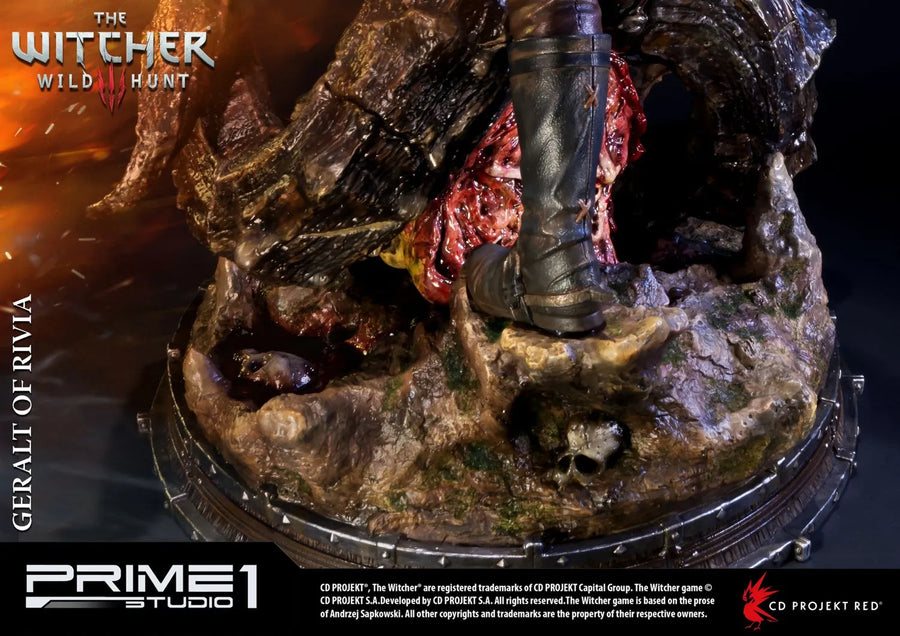 Geralt of Rivia (Regular Version) The Witcher 3: Wild Hunt – Prime1Studio – ActionFigure Brasil