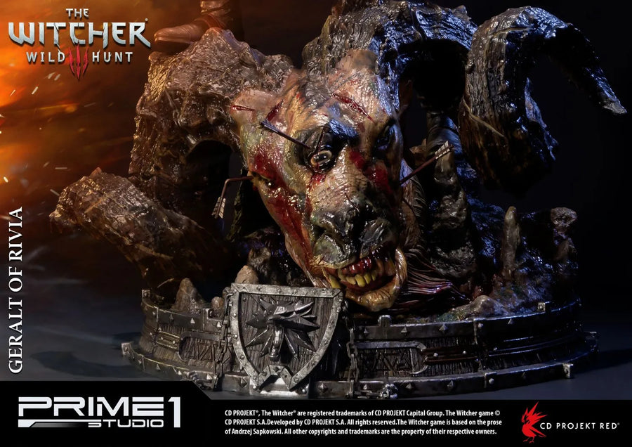 Geralt of Rivia (Regular Version) The Witcher 3: Wild Hunt – Prime1Studio – ActionFigure Brasil