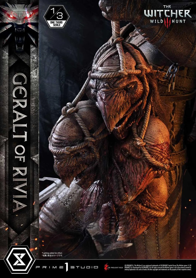 Geralt of Rivia (Regular Version) The Witcher 3: Wild Hunt – Prime1Studio – ActionFigure Brasil