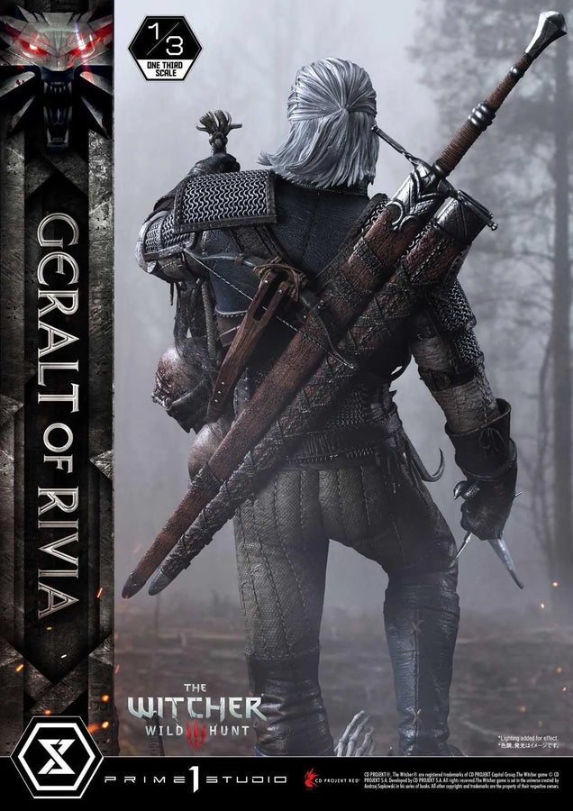 Geralt of Rivia (Regular Version) The Witcher 3: Wild Hunt – Prime1Studio – ActionFigure Brasil