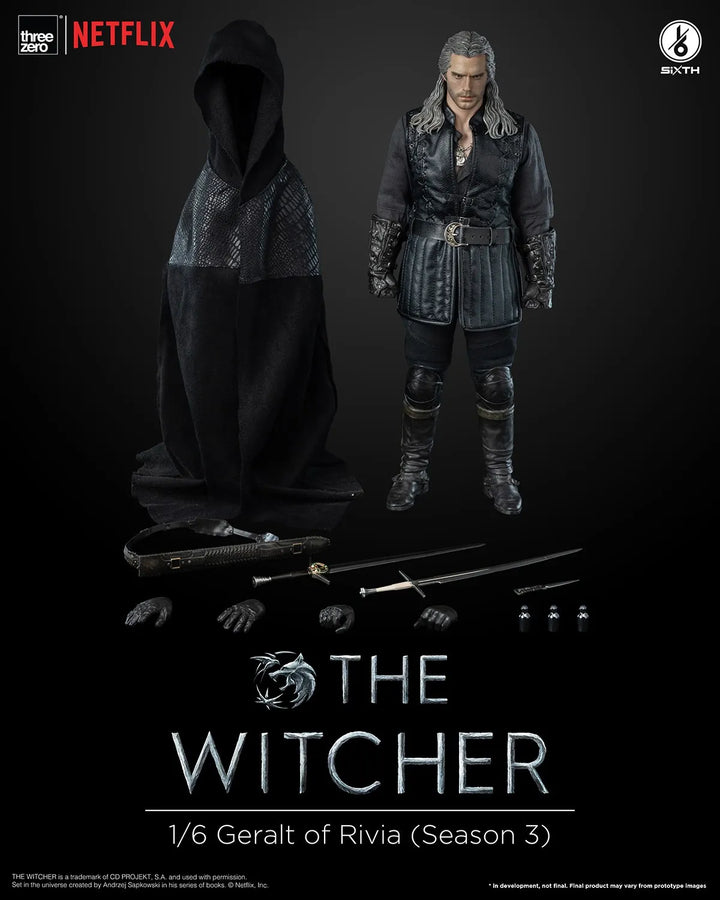 Geralt of Rivia (Season 3) – Threezero – ActionFigure Brasil