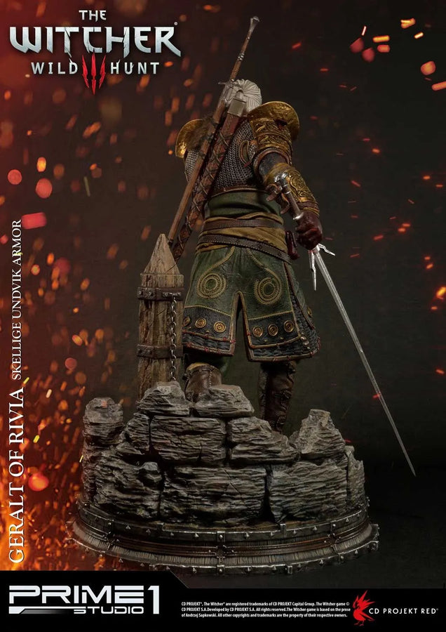 Geralt of Rivia (Skellige Undvik Armor Edition) The Witcher 3: Wild Hunt – Prime1Studio – ActionFigure Brasil