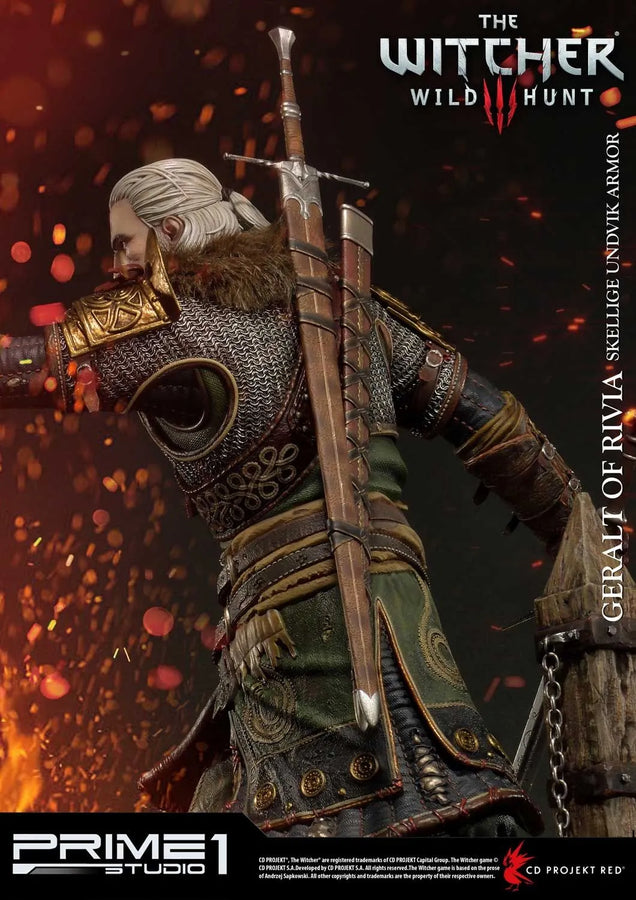 Geralt of Rivia (Skellige Undvik Armor Edition) The Witcher 3: Wild Hunt – Prime1Studio – ActionFigure Brasil