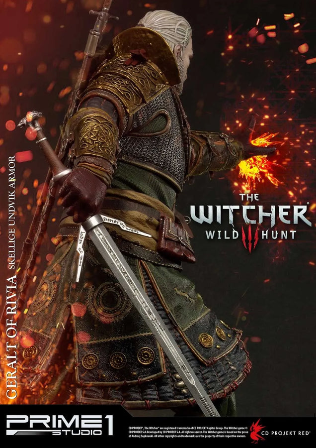 Geralt of Rivia (Skellige Undvik Armor Edition) The Witcher 3: Wild Hunt – Prime1Studio – ActionFigure Brasil