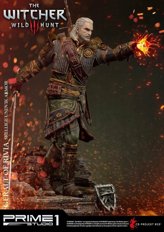 Geralt of Rivia (Skellige Undvik Armor Edition) The Witcher 3: Wild Hunt – Prime1Studio – ActionFigure Brasil