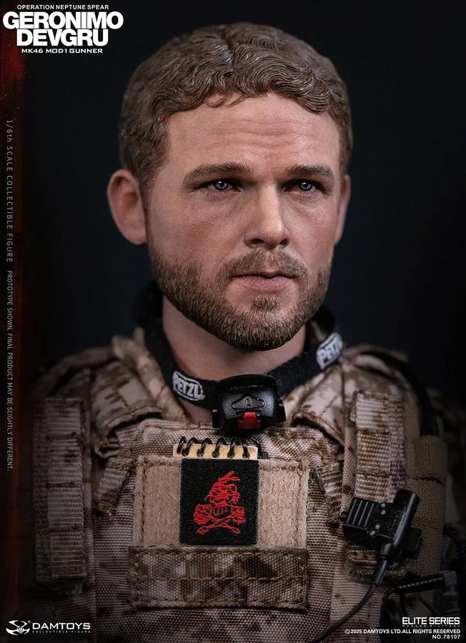 GERONIMO DEVGRU - MK46 MOD1 Gunner (Operation Neptune Spear) – Damtoys – ActionFigure Brasil