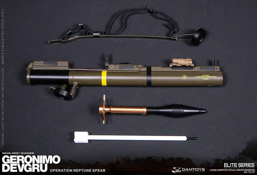 GERONIMO DEVGRU - MK46 MOD1 Gunner (Operation Neptune Spear) – Damtoys – ActionFigure Brasil