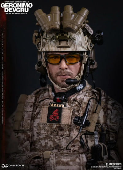 GERONIMO DEVGRU - MK46 MOD1 Gunner (Operation Neptune Spear) – Damtoys – ActionFigure Brasil — detalhe do produto