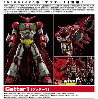 "Getter Robo" Getter 1ㅤ – ThreeZero – ActionFigureBrasil