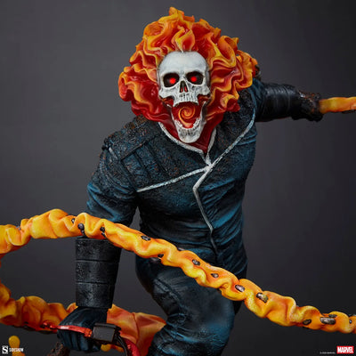 Ghost Rider (Classic Variant) - LIMITED EDITION: 750 (Variant) – Sideshow Collectibles – ActionFigure Brasil — acessórios