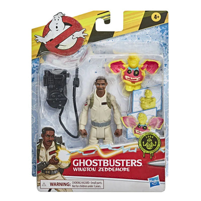 Ghostbusters -Fright Feature Figures: 5 Inch Action Figure- Series 1 - Winston Zeddemoreㅤ – Hasbro – ActionFigureBrasil — ângulo diferente