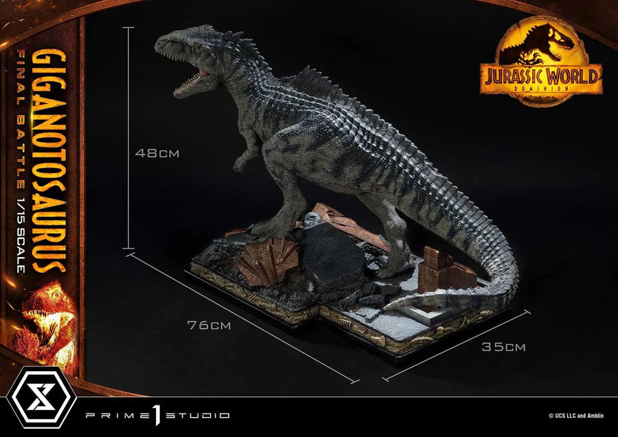 Giganotosaurus (Bonus Version) Jurassic World: Dominion (Film) – Prime1Studio – ActionFigure Brasil
