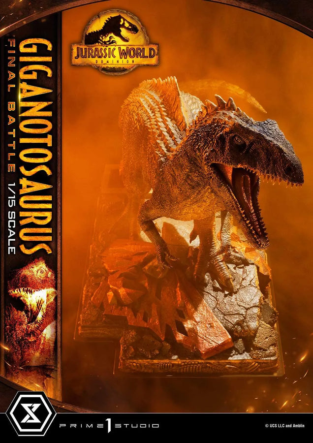 Giganotosaurus (Bonus Version) Jurassic World: Dominion (Film) – Prime1Studio – ActionFigure Brasil