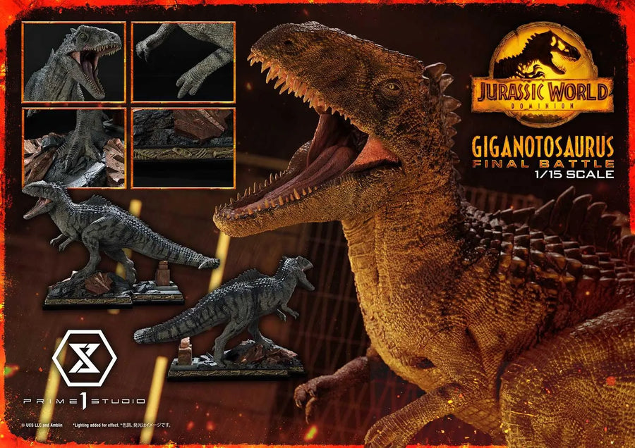 Giganotosaurus (Regular Version) Jurassic World: Dominion (Film) – Prime1Studio – ActionFigure Brasil