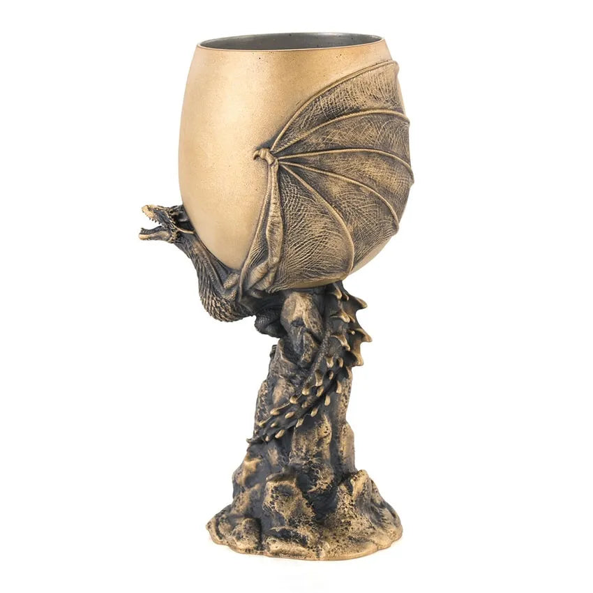 Gilt Drogon Goblet (Special Edition) (Special Edition) – Royal Selangor – ActionFigure Brasil