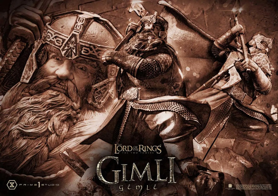 Gimli (Bonus Version) The Lord of the Rings: The Two Towers (Film) – Prime1Studio – ActionFigure Brasil
