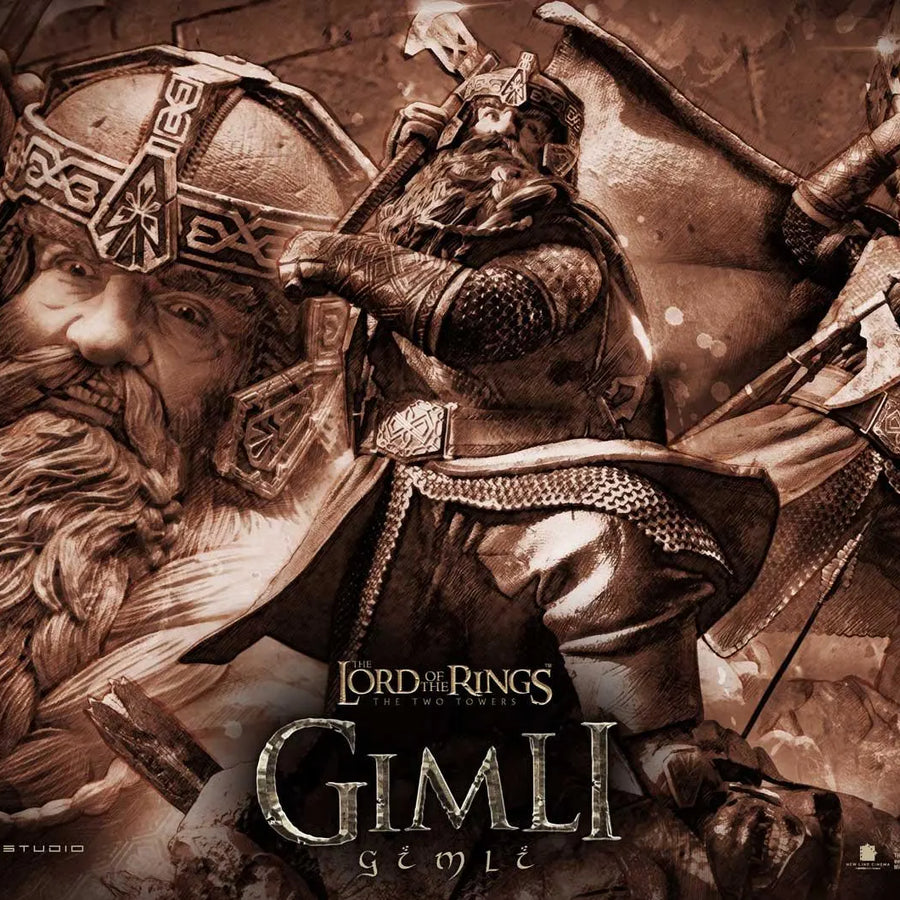Gimli (Bonus Version) The Lord of the Rings: The Two Towers (Film) – Prime1Studio – ActionFigure Brasil