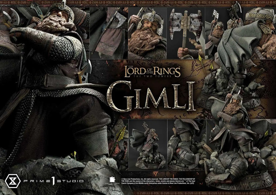 Gimli (Bonus Version) The Lord of the Rings: The Two Towers (Film) – Prime1Studio – ActionFigure Brasil